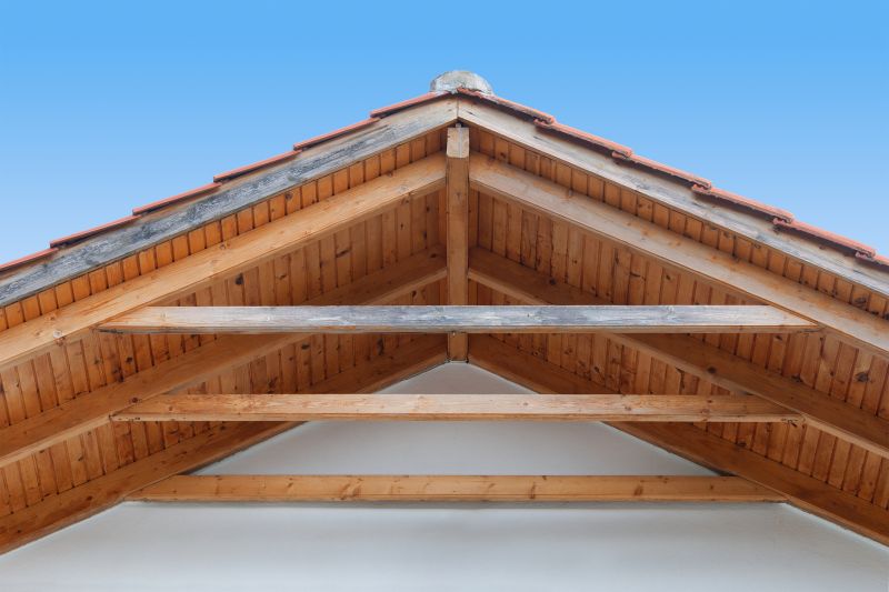 A Frame Roof Installation
